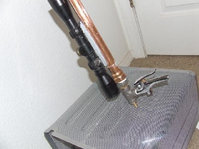 The trigger and scope with no stock