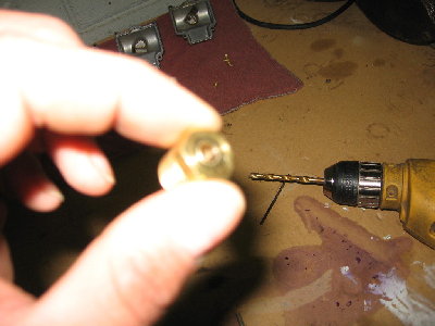 .25&amp;quot; plug with hole drilled