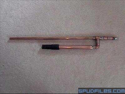 This is a copper piston gun that I made, it cost me $15 for all the supplies.