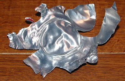 SDR26 barrel test #12.  Can, tree, 7 foot SDR26 barrel.