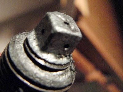 the drilled out 1/4&amp;quot; plug