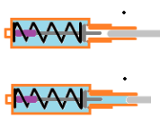 When the pressure vents out, it stops venting when the spring pressure overcomes the pneumatic pressure, because it will go back a little. However, there is still some pressure left which may deny it from going back further.