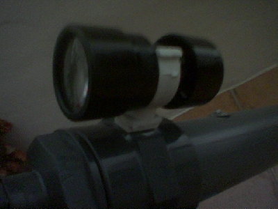 Telescopic sight in clip.