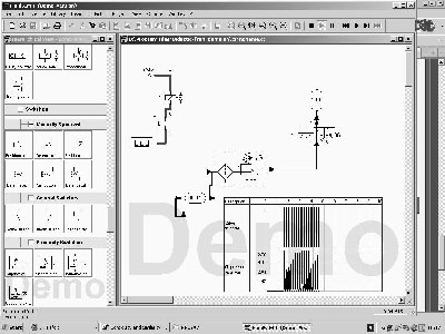 here is a print screen of a simple circuit that could be fitted on your gun.... the solenoid on the valve switches on/off at 5Hz rate and the regultor is set at 40 psi... as you can see it can't keep up when filling the metering pipe (100ccm volume).... when I add an accumulator an set the pressure at 36psi the pressure in the metering pipe is lower than 36 psi... so that's why I think that you have to use higher pressure