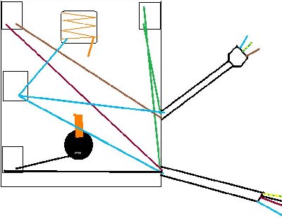 my diagram solid black is relay i think the box with lines in it is someing like a transfomer looking thing with copper wire raped around it