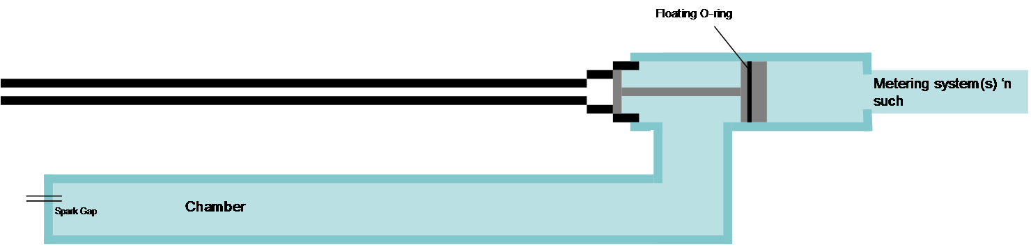 Suggested modification.  Piston may retract mostly out of the flow when open.