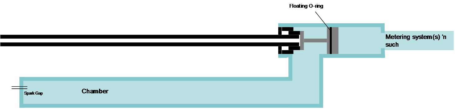 Edited further to reduce the piston mass (low mass for speed) and permit the piston to further retract out of the flow path.