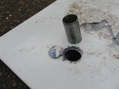 1 inch conduit and a washing machine.