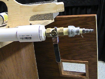 the exhaust valve