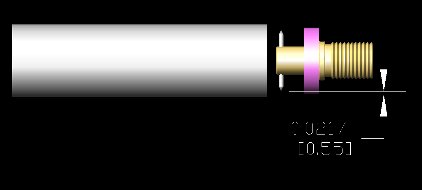 Dual Electrode .55mm Gap