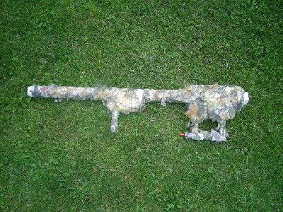 Our camo'ed gun