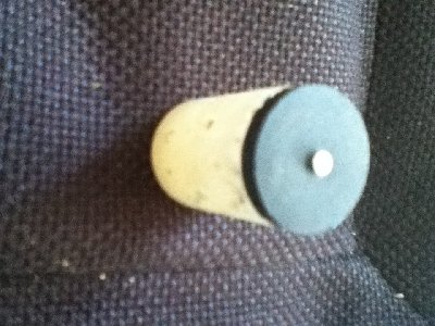 Hot glue piston.