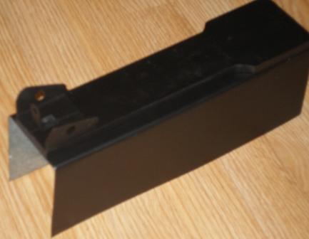 Outer cover for the receiver, with rear sight