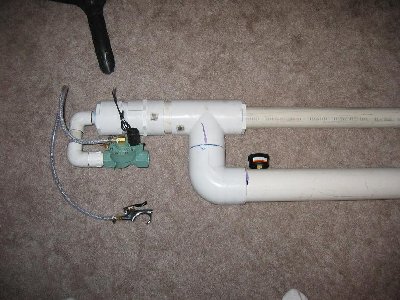 Back of gun and pilot valve.