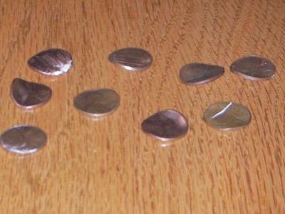 Pic 6.JPG (60.83 KiB) Viewed 3684 times This is from when I shot a roll of 50 pennys out of my cannon at a Cement block, Sorry Mr. Pres