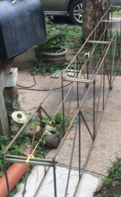 Better view of the truss stand
