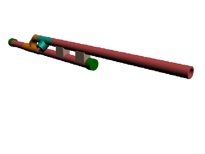 This is the perspective view, you can see the Blow gun attached to the sprinkler valve.(teal T section)