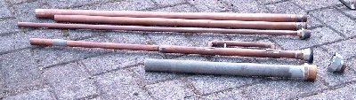 All the barrels I have right now. Notice the second barrel from the bottom, is a recycle of my MB1. these barrels are 15 mm, 18 mm, 22 mm, 28 mm, and a 1&amp;quot; galva dirt blaster
