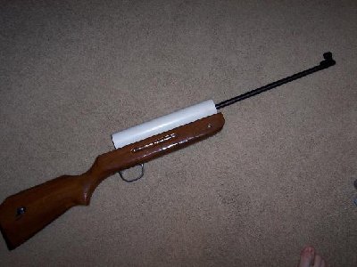 Stock, PVC and barrel