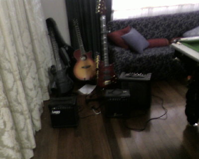 All my s%&amp;amp;t. Amps, guitars ect.