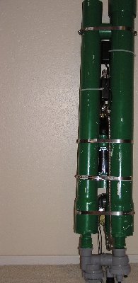 back of electronic sprinkler valve gun