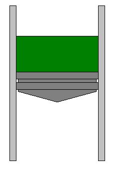 syringe tube cast piston