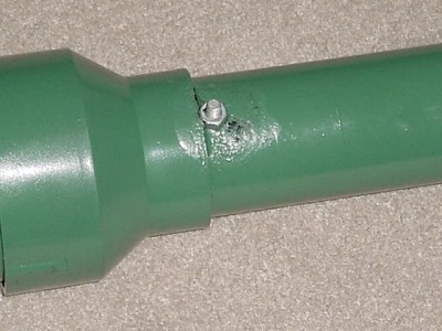 picture of a bolt into barrel to stop spud from entering the chamber