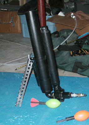 notice the quick connect attached to the slide check valve.