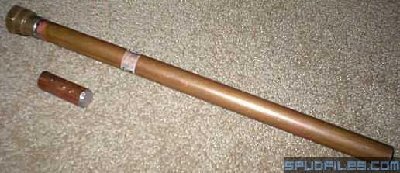 The other barrel is simply a .5&amp;quot; long coupling. If you dont know what a long coupling is, imagine taking a .5&amp;quot; pipe coupling ans stretching it out to a length of 12&amp;quot;. This barrel is used for shooting special ammunition I make myself.