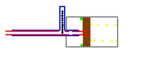 bolt blows back to load and fire