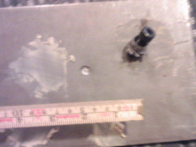 bolt almost penetrated